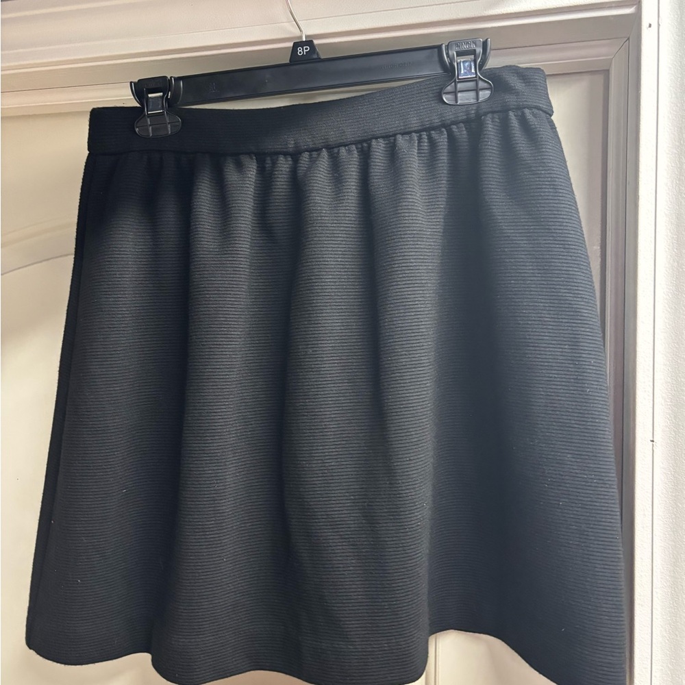 Elle Classic Black Skater Skirt